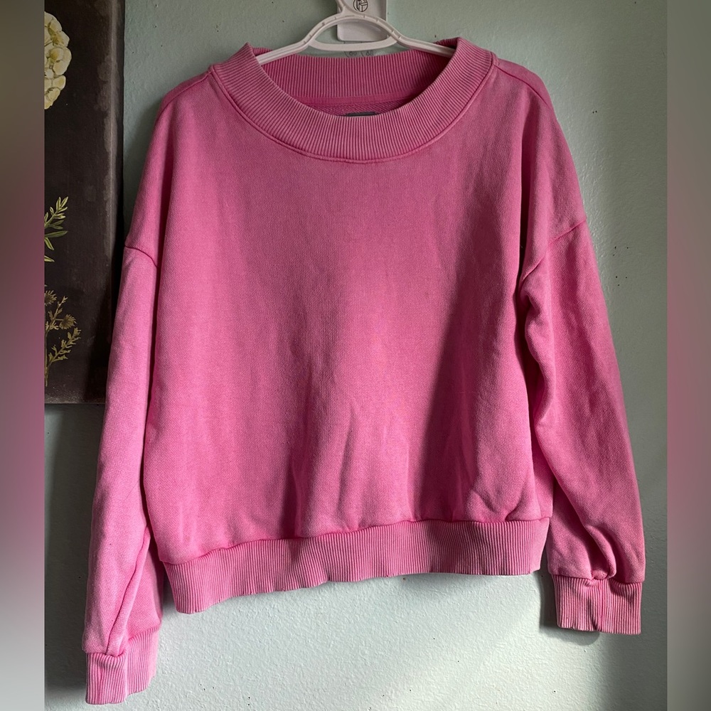 Pink aerie sweatshirt. Size xl